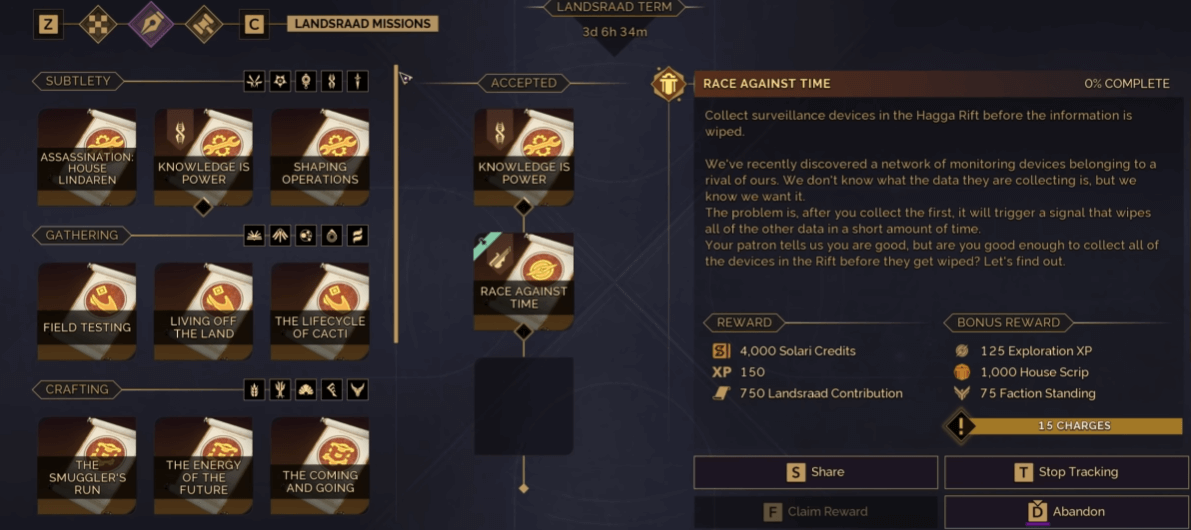 dune awakening chapter 3 landsraad mission system